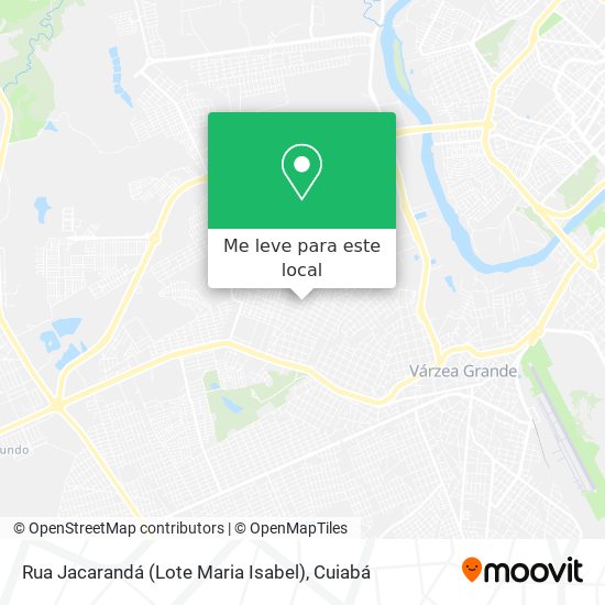 Rua Jacarandá (Lote Maria Isabel) mapa