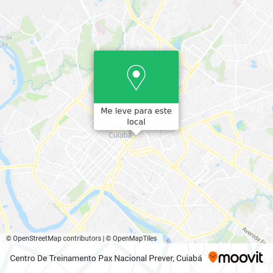 Centro De Treinamento Pax Nacional Prever mapa