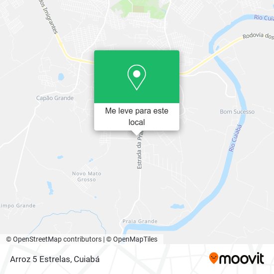 Arroz 5 Estrelas mapa