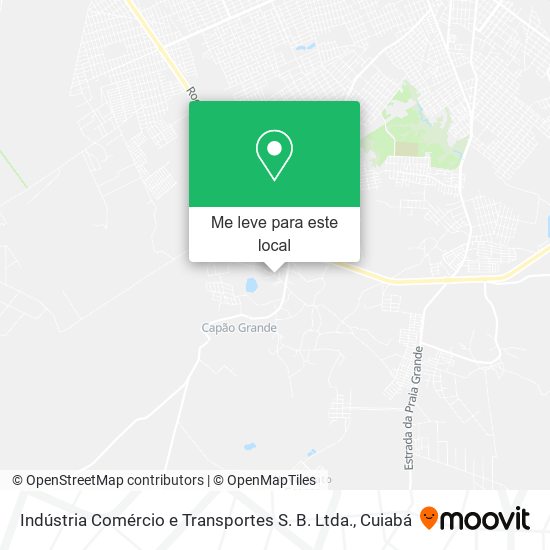 Indústria Comércio e Transportes S. B. Ltda. mapa