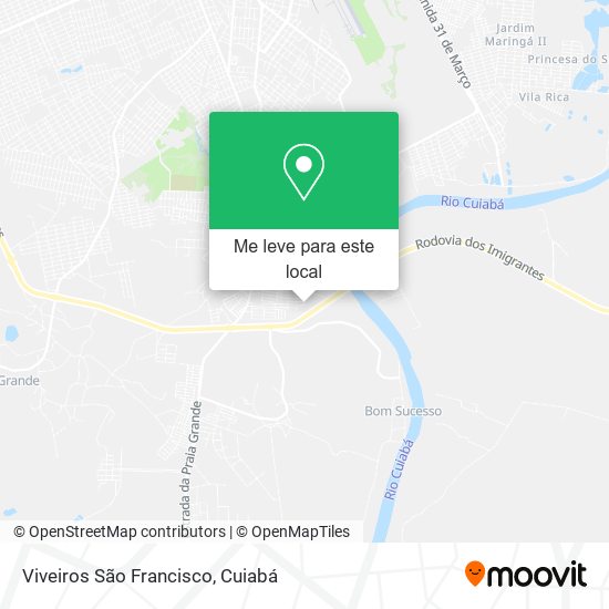 Viveiros São Francisco mapa