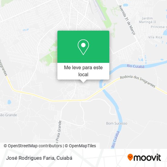 José Rodrigues Faria mapa