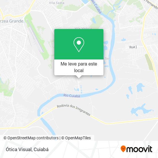 Ótica Visual mapa