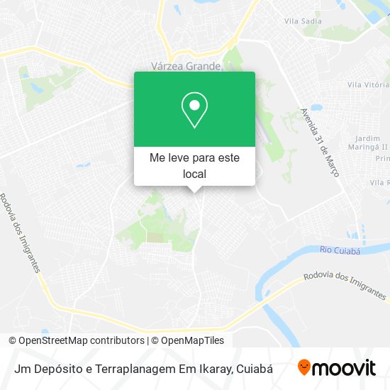 Jm Depósito e Terraplanagem Em Ikaray mapa