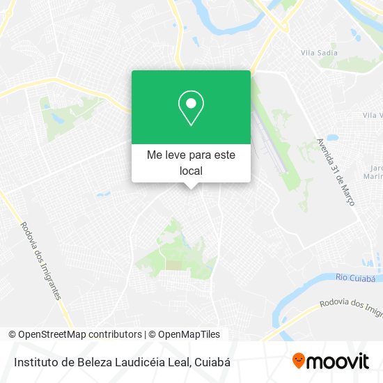 Instituto de Beleza Laudicéia Leal mapa