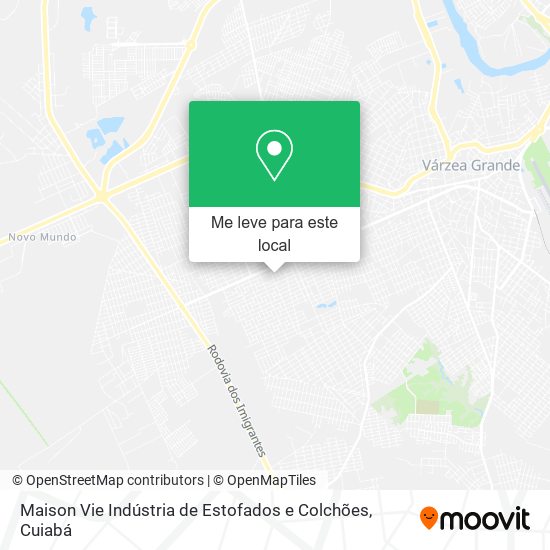 Maison Vie Indústria de Estofados e Colchões mapa