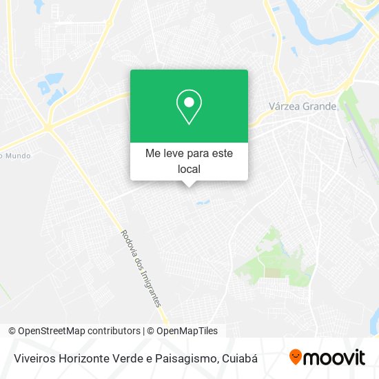 Viveiros Horizonte Verde e Paisagismo mapa