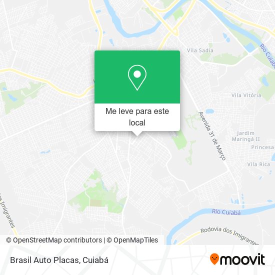 Brasil Auto Placas mapa