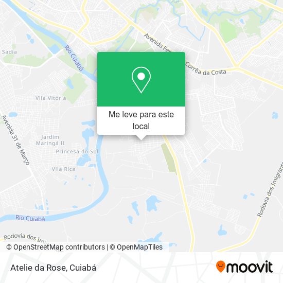 Atelie da Rose mapa