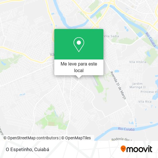 O Espetinho mapa