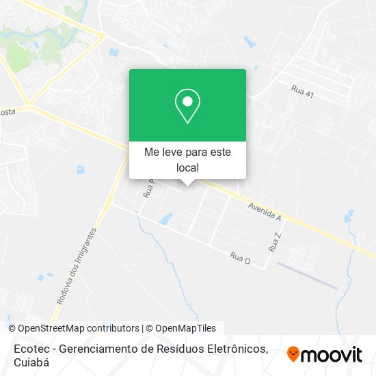 Ecotec - Gerenciamento de Resíduos Eletrônicos mapa