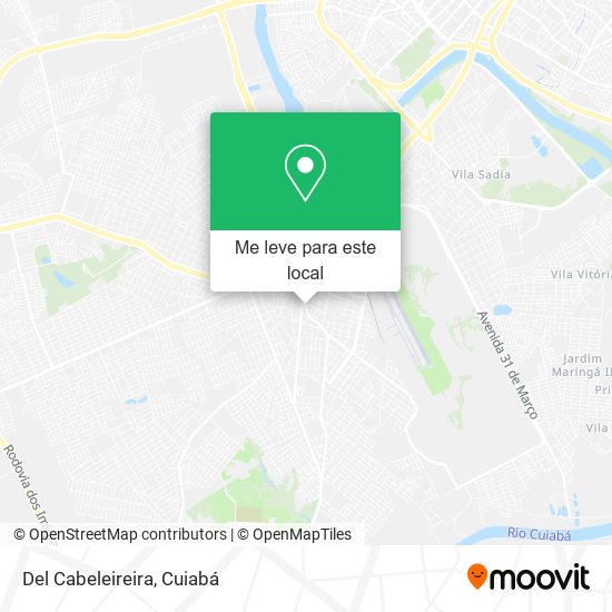 Del Cabeleireira mapa