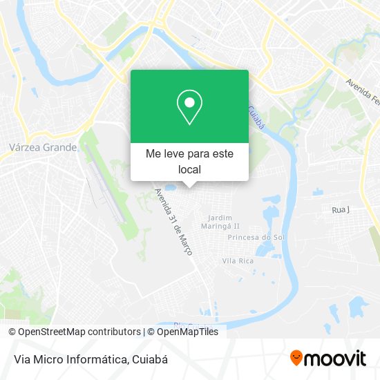 Via Micro Informática mapa