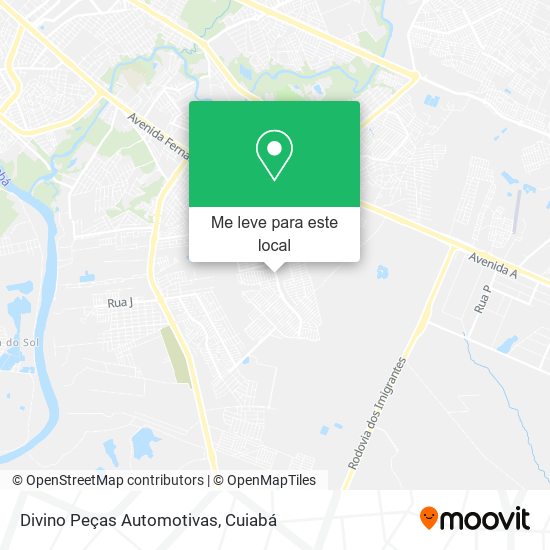 Divino Peças Automotivas mapa