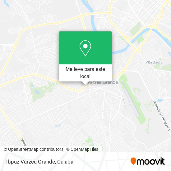 Ibpaz Várzea Grande mapa