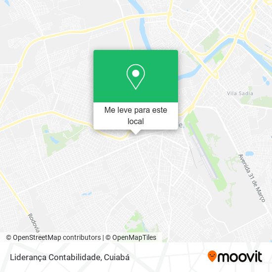 Liderança Contabilidade mapa