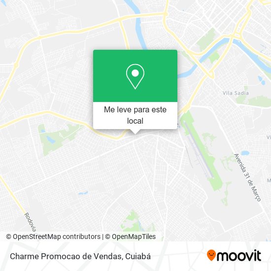 Charme Promocao de Vendas mapa