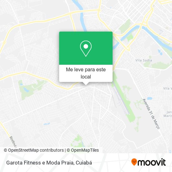 Garota Fitness e Moda Praia mapa