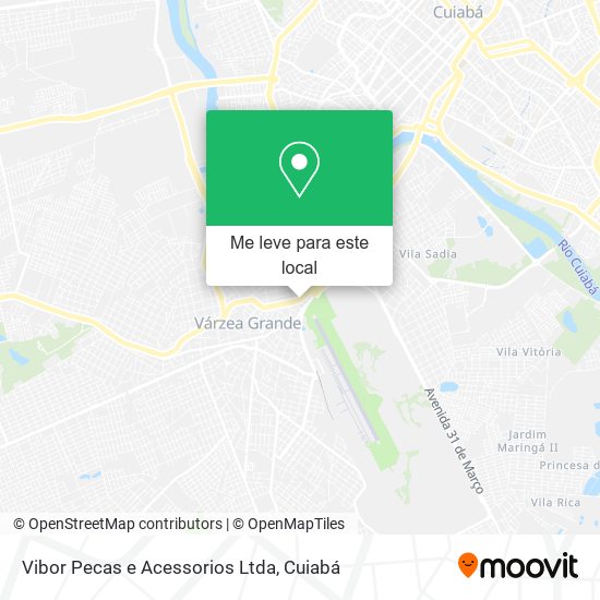 Vibor Pecas e Acessorios Ltda mapa