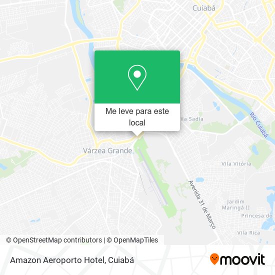 Amazon Aeroporto Hotel mapa