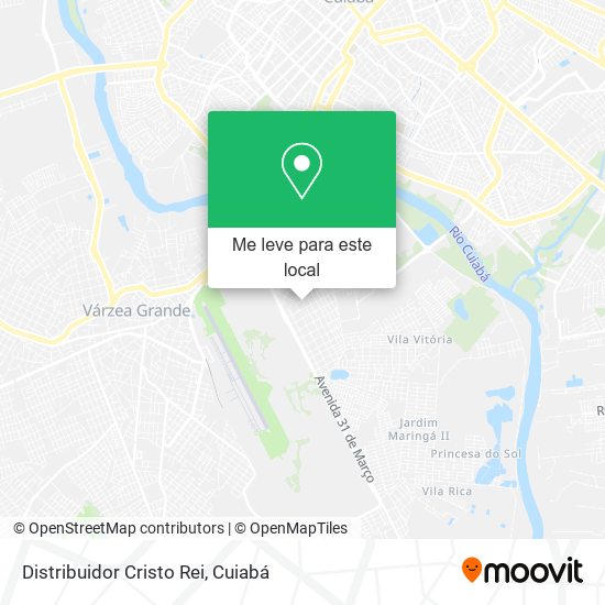 Distribuidor Cristo Rei mapa