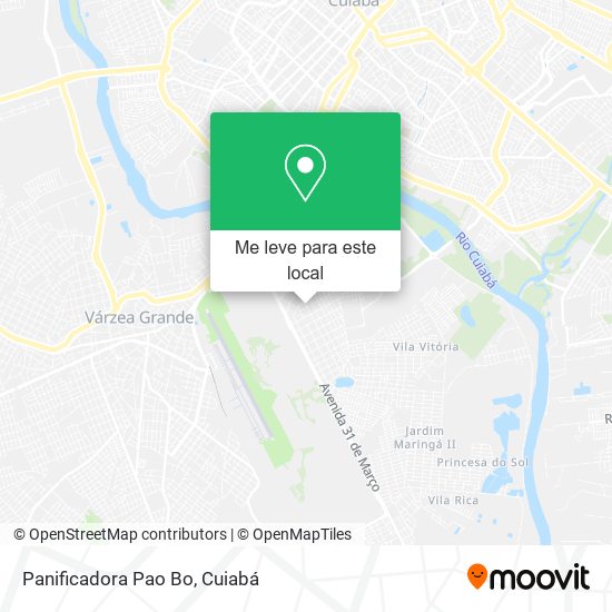 Panificadora Pao Bo mapa