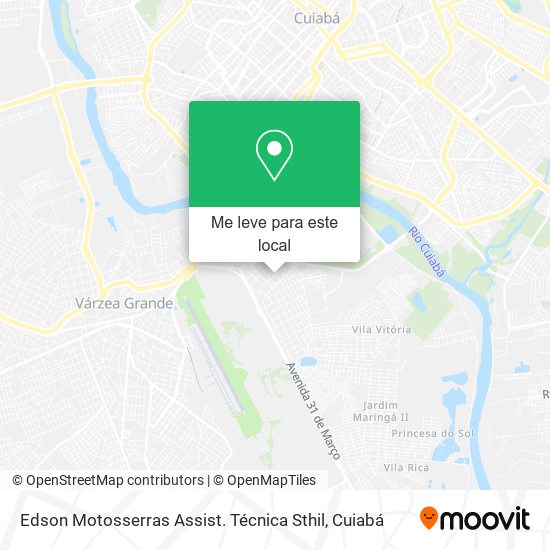 Edson Motosserras Assist. Técnica Sthil mapa