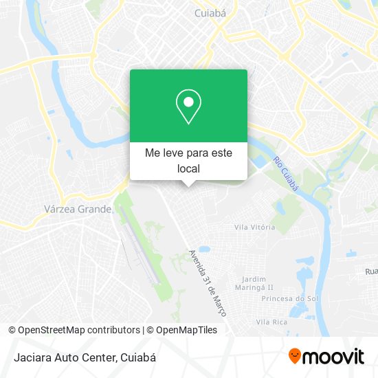 Jaciara Auto Center mapa