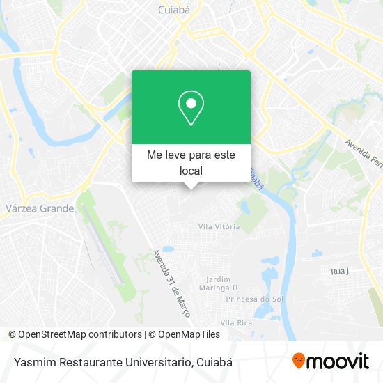 Yasmim Restaurante Universitario mapa