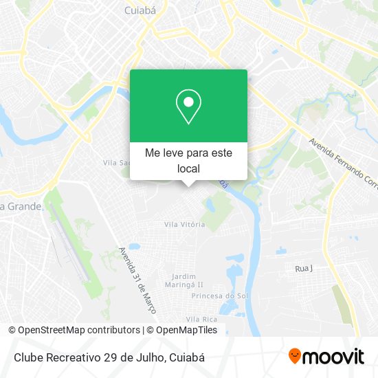 Clube Recreativo 29 de Julho mapa
