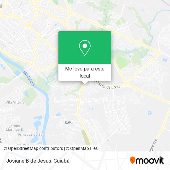 Josiane B de Jesus mapa