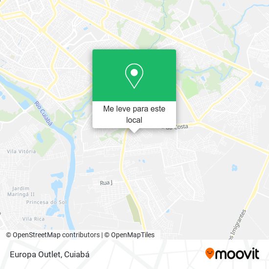 Europa Outlet mapa