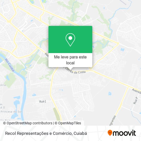 Recol Representações e Comércio mapa