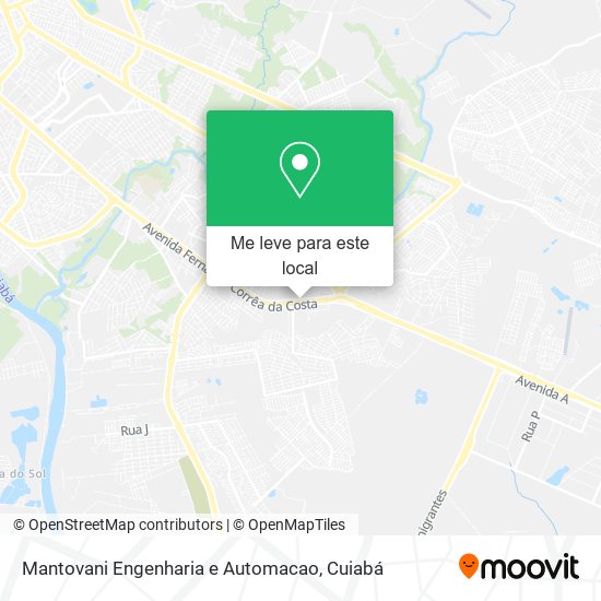 Mantovani Engenharia e Automacao mapa
