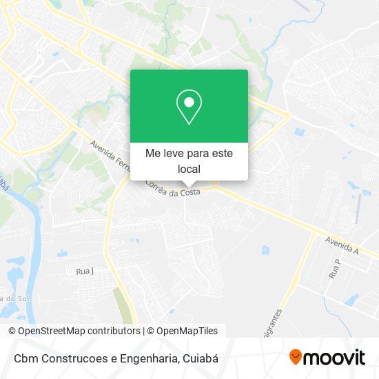 Cbm Construcoes e Engenharia mapa