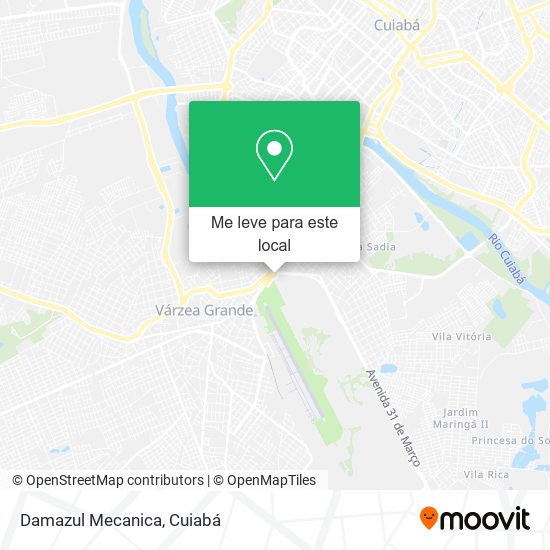 Damazul Mecanica mapa