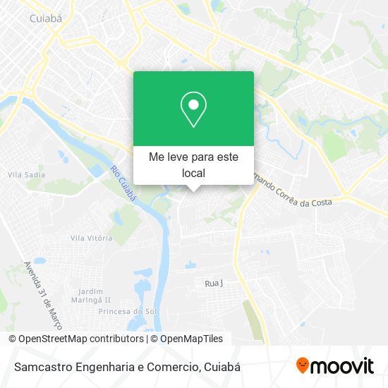 Samcastro Engenharia e Comercio mapa