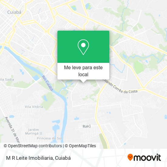 M R Leite Imobiliaria mapa