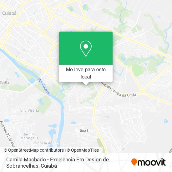 Camila Machado - Excelência Em Design de Sobrancelhas mapa