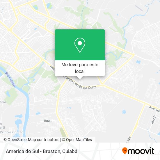 America do Sul - Braston mapa