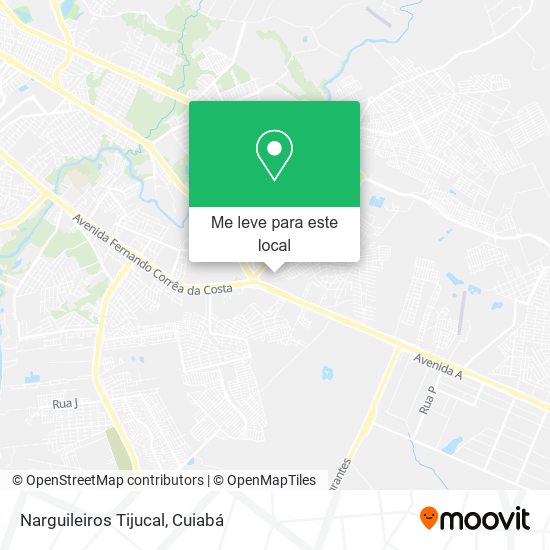 Narguileiros Tijucal mapa