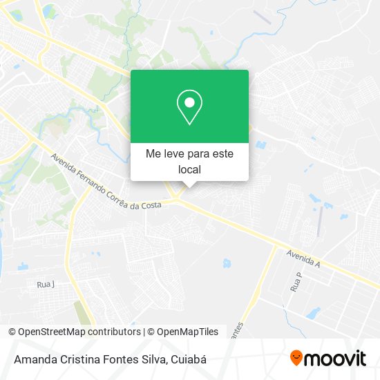 Amanda Cristina Fontes Silva mapa
