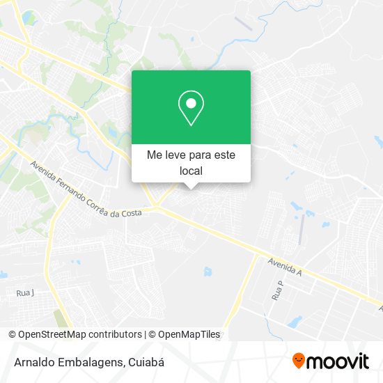 Arnaldo Embalagens mapa