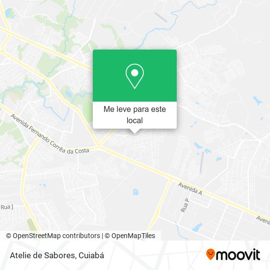 Atelie de Sabores mapa