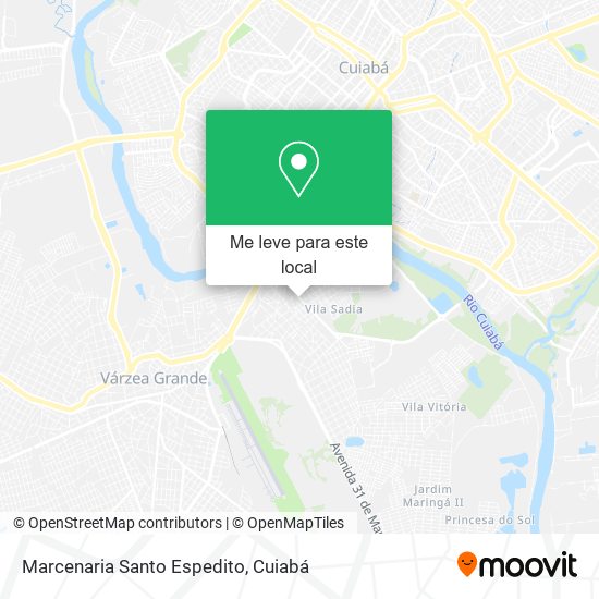 Marcenaria Santo Espedito mapa