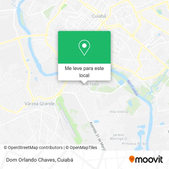 Dom Orlando Chaves mapa