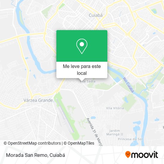 Morada San Remo mapa