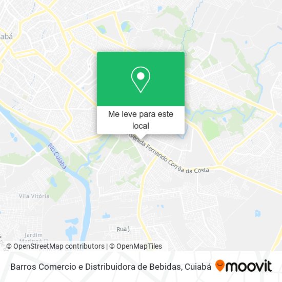 Barros Comercio e Distribuidora de Bebidas mapa