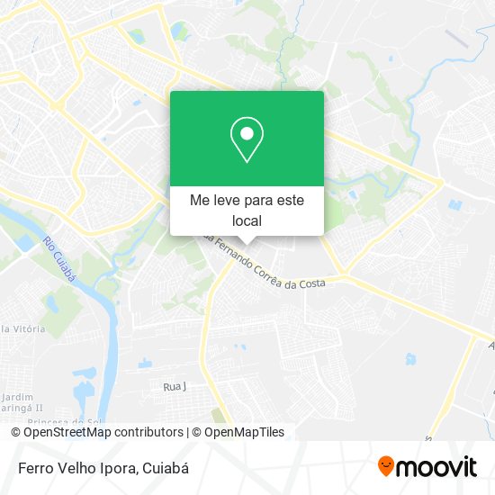 Ferro Velho Ipora mapa