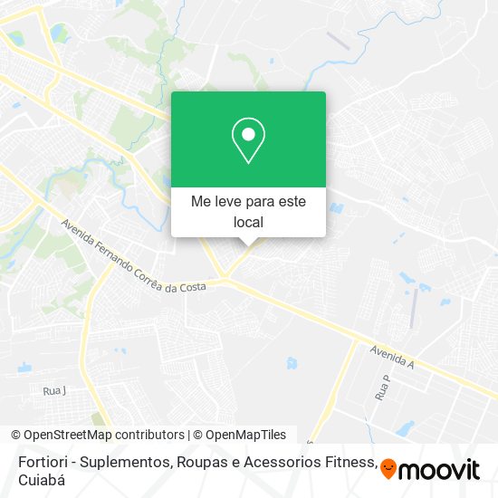 Fortiori - Suplementos, Roupas e Acessorios Fitness mapa